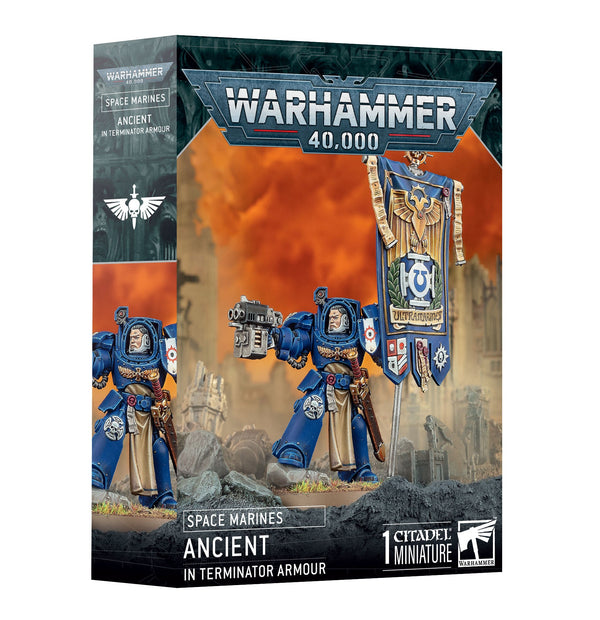 Warhammer 40K Space Marines Ancient in Terminator Armor